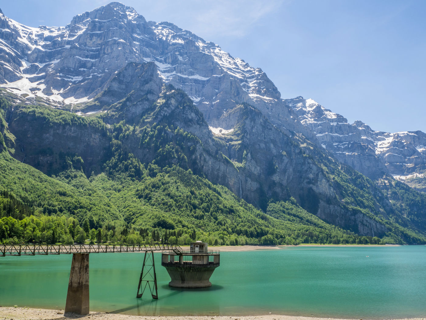 Klöntalersee Staudamm