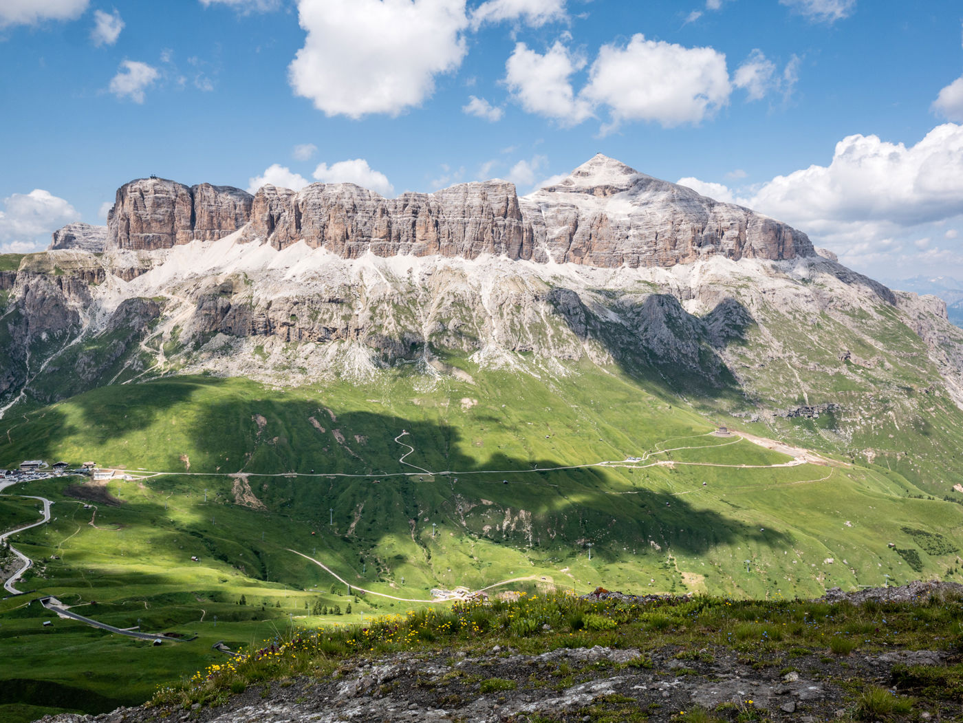 Der Piz Boè: Einfacher 3000er mit kleinen Kraxeleinlagen in den Dolomiten