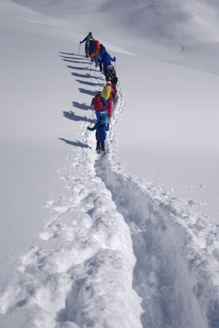 Als nuff auf den Fromattgrat