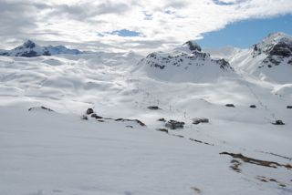 Blick auf den Skizirkus