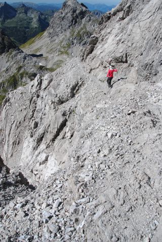 Viel Schotter unterwegs