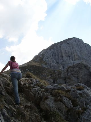 Kurz vor der Säulingswiese