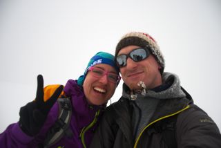 PapaMufflon linksseitig vereist am Fromattgrat