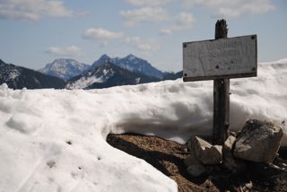 Restschnee am Koflerjoch