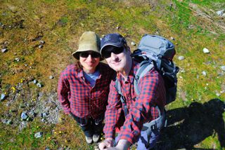 Selfie mit selbstgebautem Selfiestick