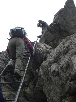Leiter am Heilbronner Weg - Wandern als Herausforderung