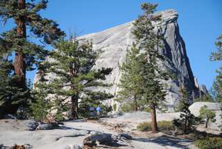 Blick vom Subdome zum Half Dome