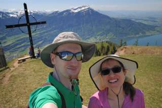 Gipfelbeweisfoto am Gnipen