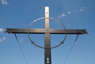 Gipfelkreuz am Gnipen Goldauer Bergsturz