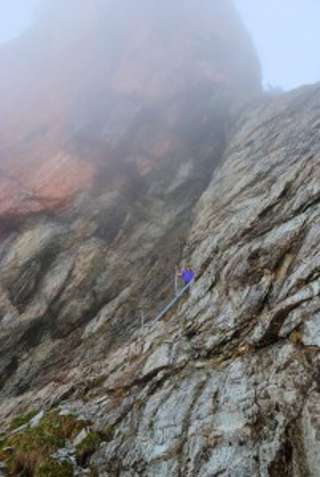 Mystischer Nebel am Grossen Mythen