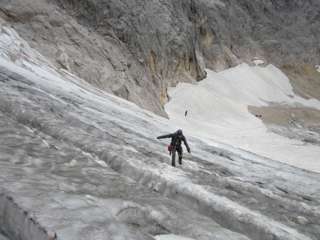 Gletschspalten-Hüpfen
