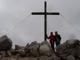 Schlern: Gipfelsturm bei Regen