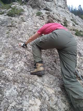 Kraxelei an der Gelben Wand