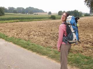 Packeseltraining vor der Wanderung