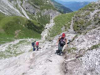 Steinbocktour: Aufstieg zur Fiderepasshütte