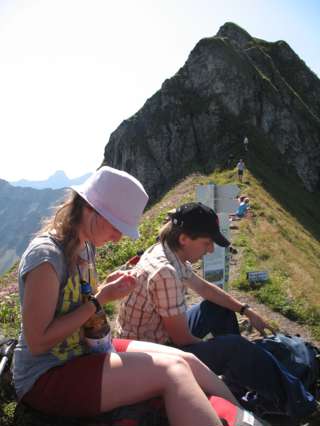 Päusle machen am Laufbacher Eck