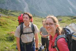 Auf dem Weg zur Fiderepasshütte