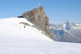 Das Klein-Matterhorn vom Breithornplateau aus