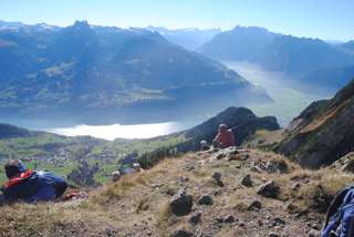 Blick vom Mattstock Die Welt von oben - schön sieht's aus!