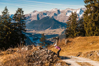 Fotosession beim Aufstieg zur Hornflue