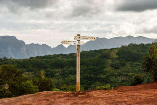 Die Wege auf Gomera sind sehr gut ausgeschildert. 