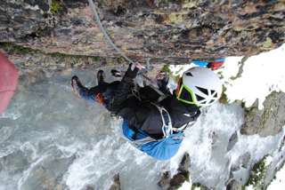 Klettersteig vor der Jamtal-Hütte