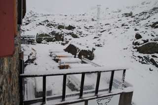 Neuschnee auf der Jamtal-Hütte