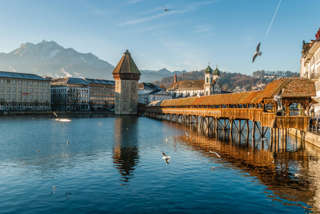 Luzern - Kapellbrücke und Wasserturm