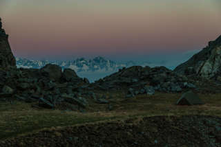 Sonnenuntergang Bacino del Truzzo