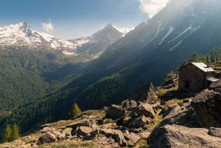 Alpe Richtung Bacino del Truzzo