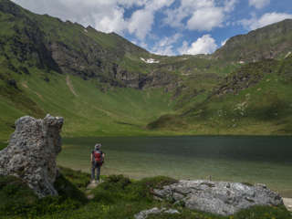 Blick über den Lago di Tom