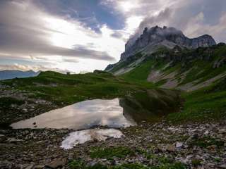 Ruosalpersee mit Schächentaler Windgällen