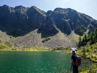 Ankunft am Lago di Mognòla