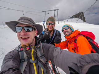 Die erfolgreiche Dreierseilschaft