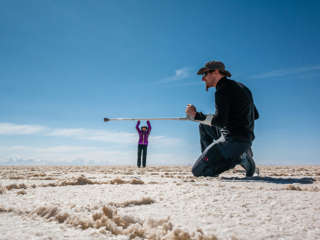 Spaßfoto Salar de Uyuni