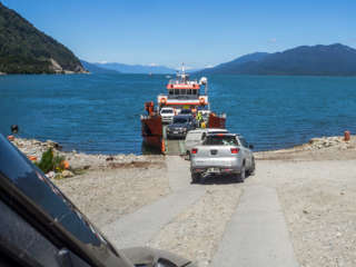 Fähre auf der Carretera Austral