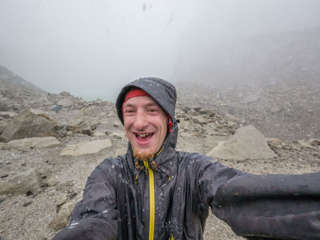 Mirador de Las Torres im Schneesturm