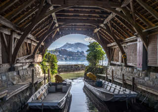 Waldstätterweg Bootshaus am Tribschenhorn
