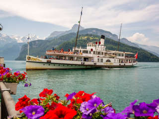 Dampfschiff Stadt Luzern auf dem Vierwaldstättersee