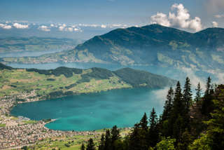 Vierwaldstättersee mit Blick zur Rigi