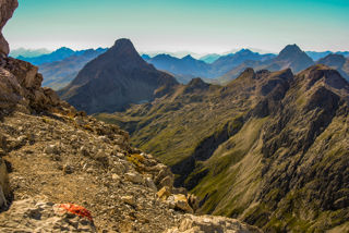 Aussicht auf dem Weg zum Hohen Licht