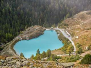 Moosjisee auf der Seenwanderung bei Zermatt