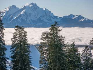 Rigi-Panoramaweg im Winter