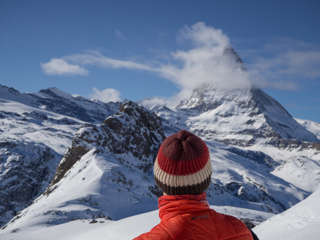 Ausblick aufs Matterhorn