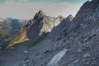 Hochvogel - Aufstieg Richtung Kreuzspitze
