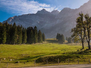 Blick zum Säntis von der Schwägalp