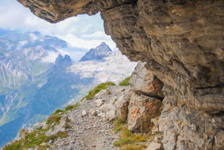 Hochvogel Abstieg Richtung Kalter Winkel