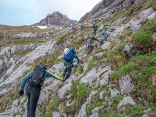 Kraxelei zum Glärnischfirn