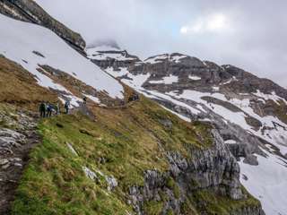 Weg zum Glärnischfirn