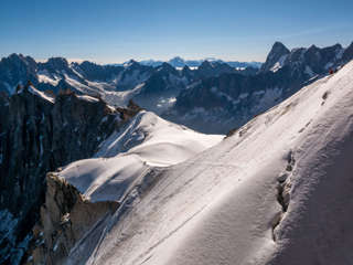 Grat am Aiguillle du Midi
